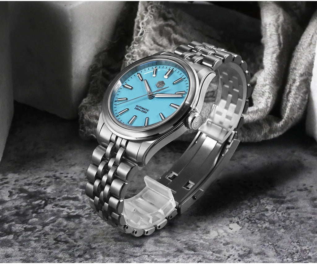 San Martin 36mm 39mm Gada Classic Simple Enamel Dial Miyota 90S5 Original Design Dress Men Automatic Mechanical Watch SN0144