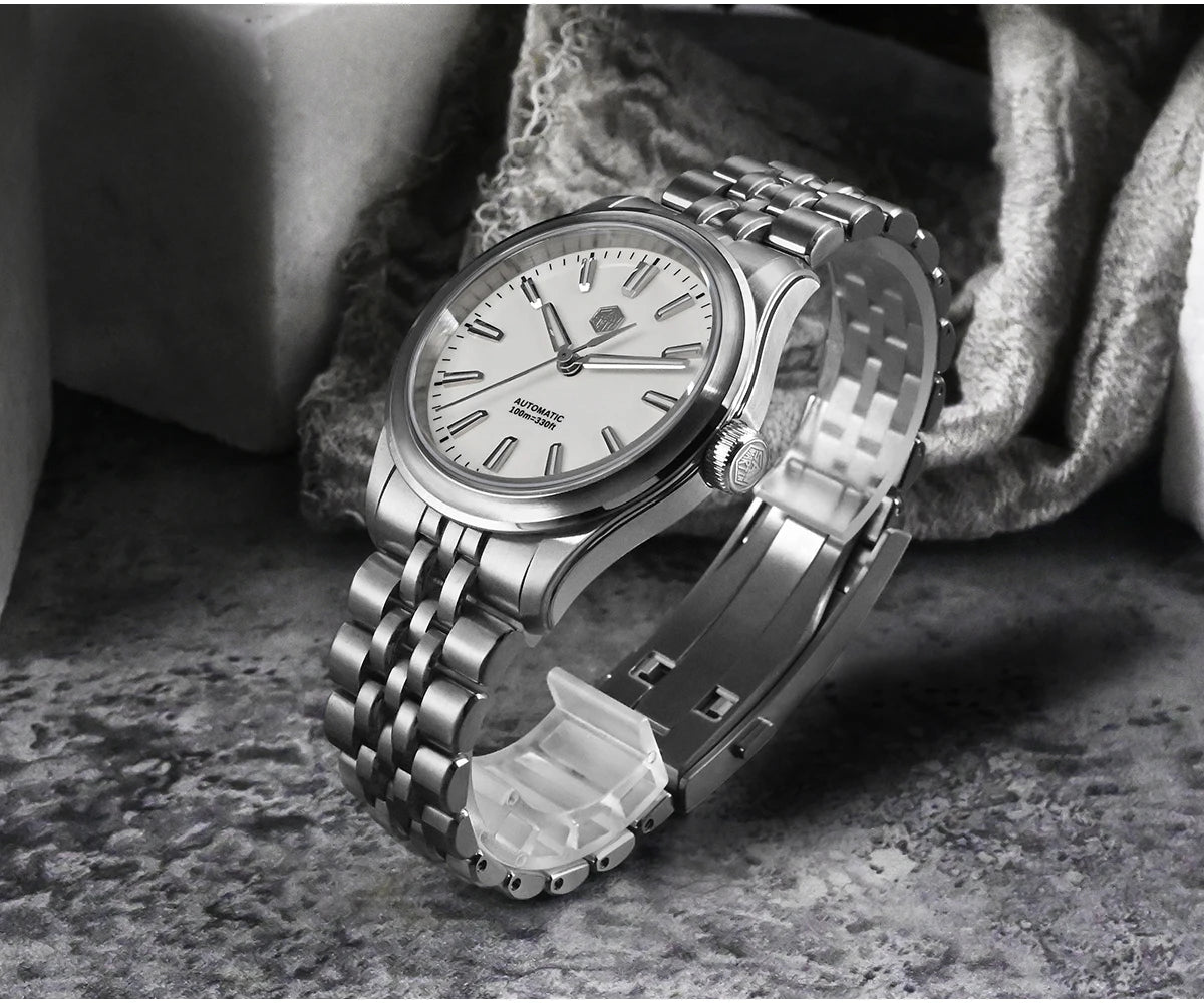 San Martin 36mm 39mm Gada Classic Simple Enamel Dial Miyota 90S5 Original Design Dress Men Automatic Mechanical Watch SN0144