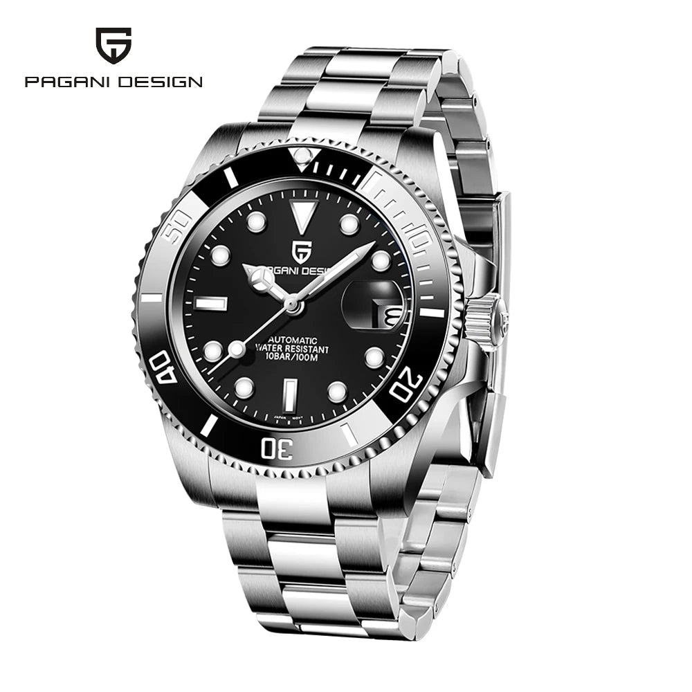 PAGANI DESIGN Men's Watches Waterproof Automatic Watch Men Luxury Business Stainless steel Mechanical Wristwatch For 2026 New
