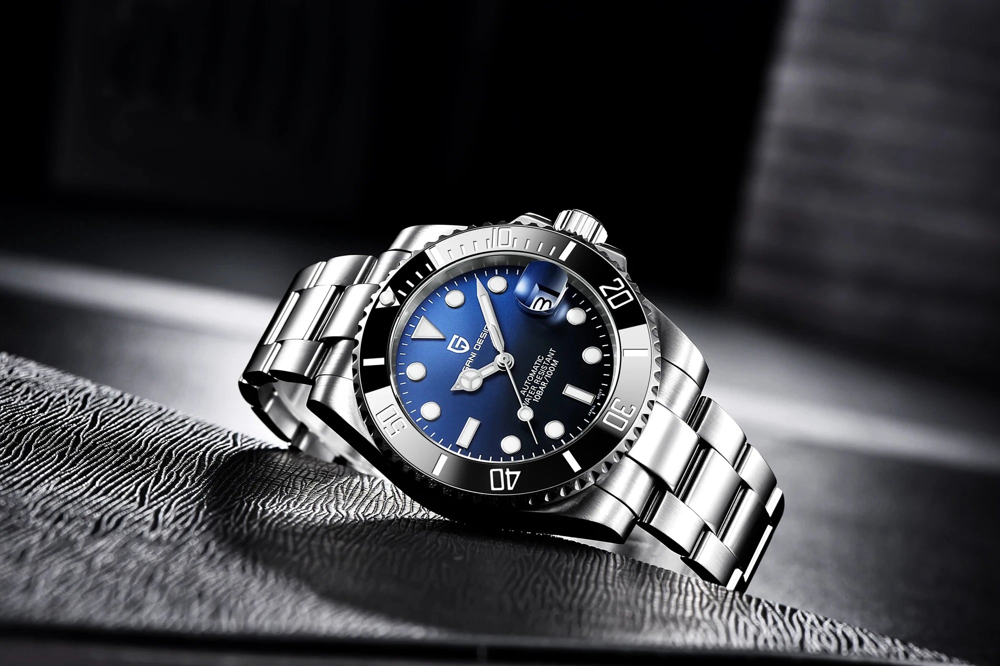 PAGANI DESIGN Fashion Men's Sports Automatic Mechanical Watch NH35 Stainless Steel Sapphire waterproof watch reloj hombre PD1661